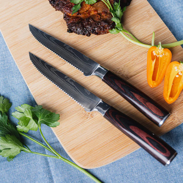 Tenzin Serrated Steak Knife Set