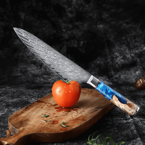 Akari Damascus Steel VG10 Chef Knife