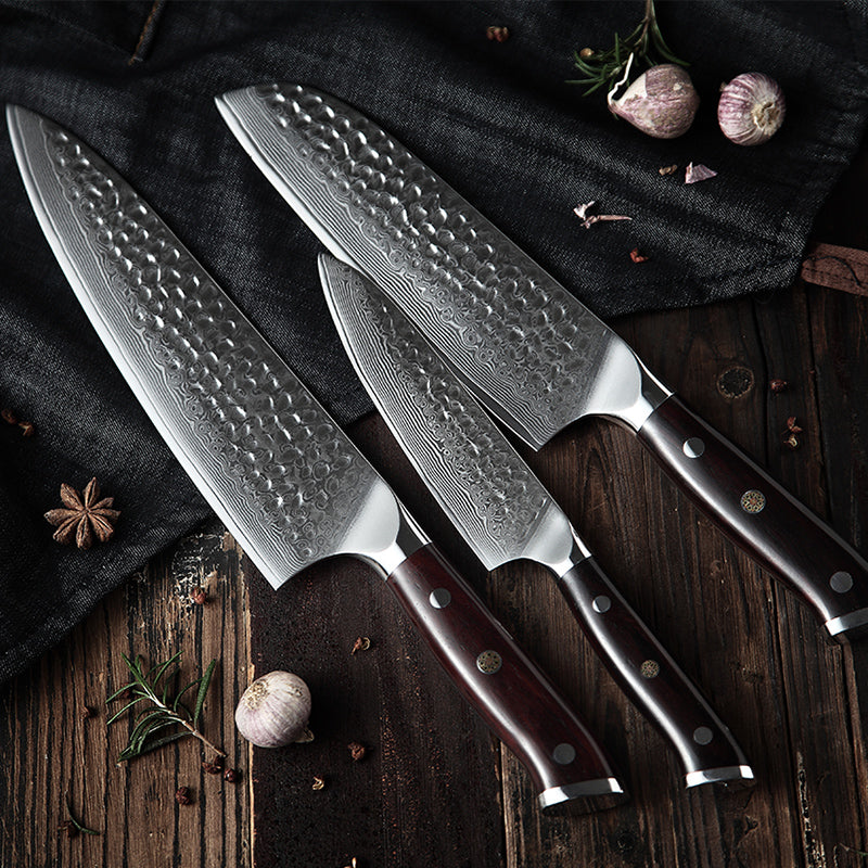 Kizaru Steak Knives  Japanese Serrated Knife Set With Luxury