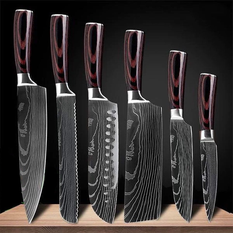 Professional Japanese Stainless Steel Chef Knife Set