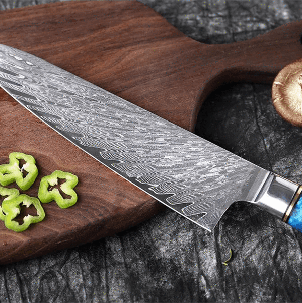 Akari Damascus Steel VG10 Chef Knife